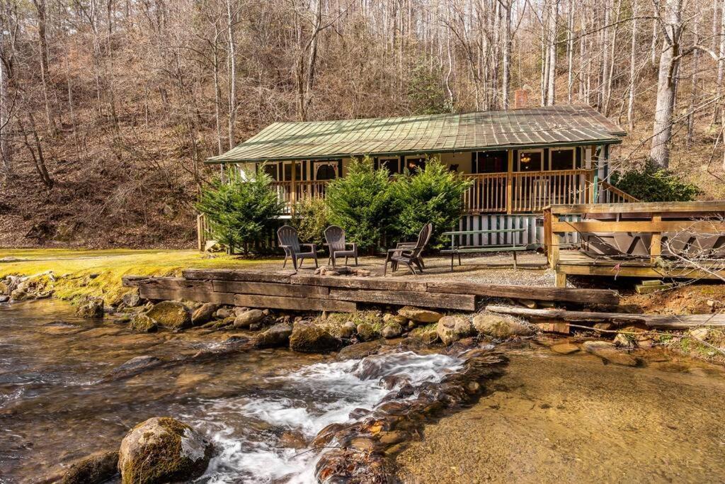 Creekside 1920'S Farmhouse Villa Bryson City Exterior foto
